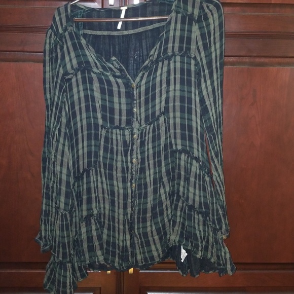 Free People Tops - Free people gypsy style flannel